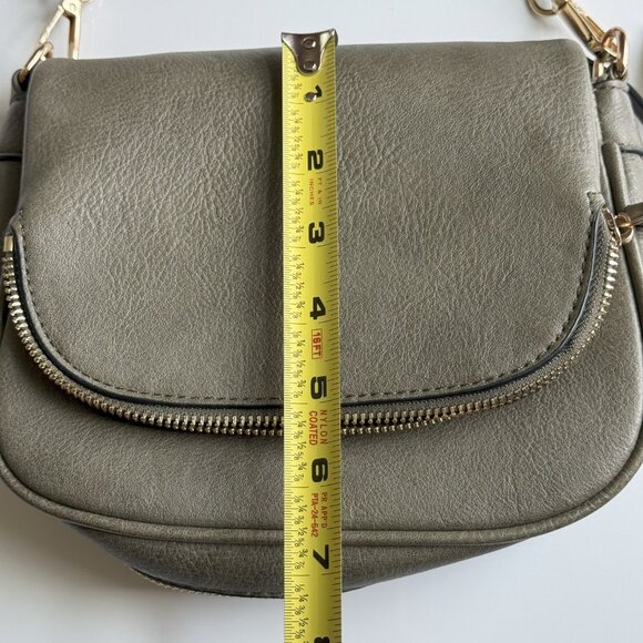 Olive Green Crossbody Handbag - Picture 11 of 12